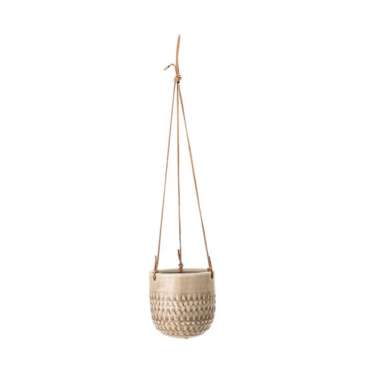 Hanging Planter with Leather String