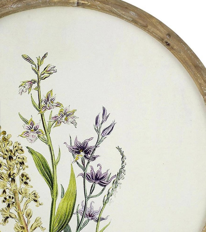 Flower Print Rounded Floral Round Prints – The Feathered Farmhouse