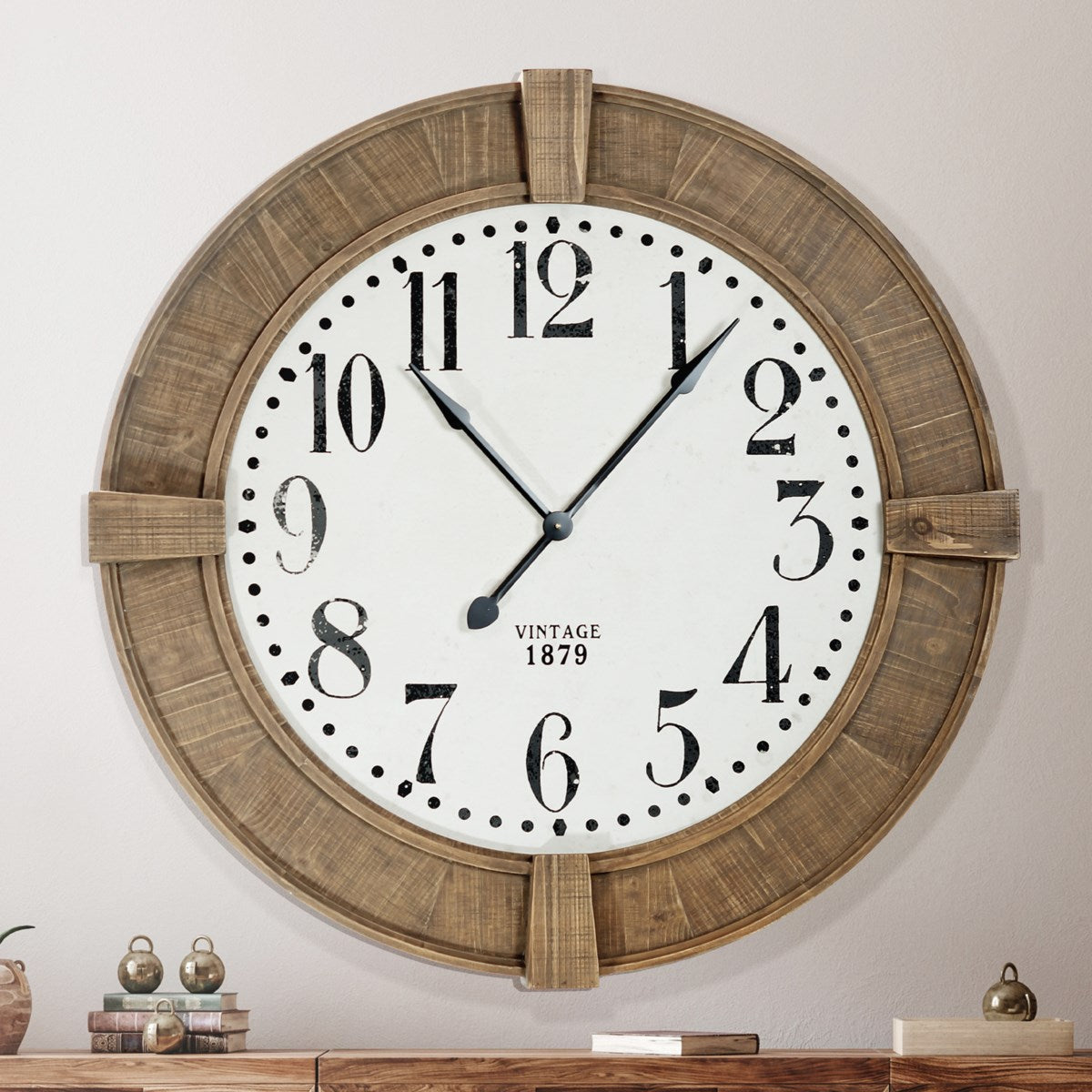 Framed Wall Clock, The Feathered Farmhouse