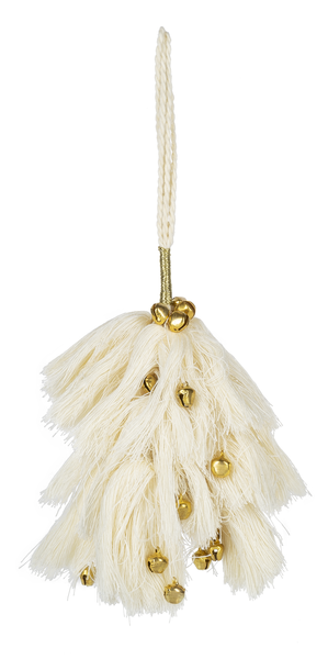 Tassel + Jingle Bell Ornaments