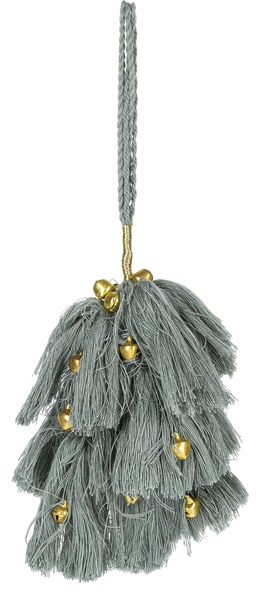 Tassel + Jingle Bell Ornaments