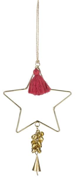 Moon + Star Bell Ornaments