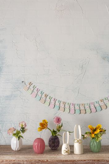 Pastel Bunny Garland, The Feathered Farmhouse