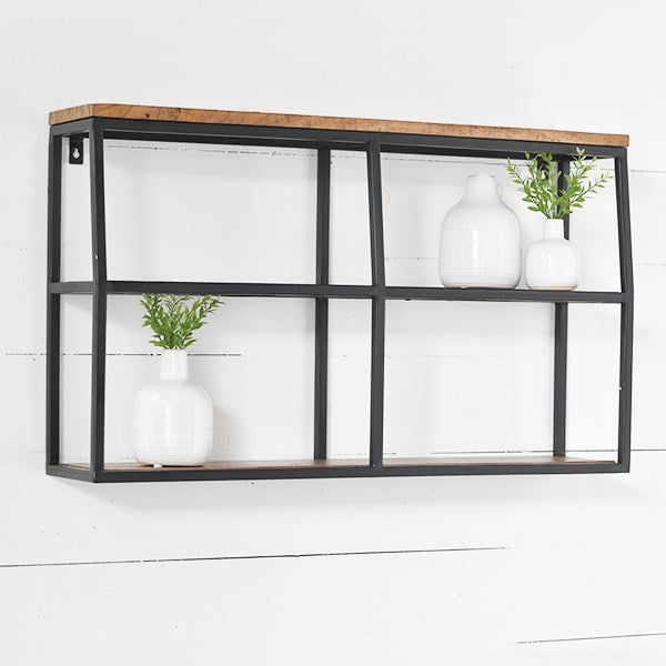 Modern Wood + Wall Shelf