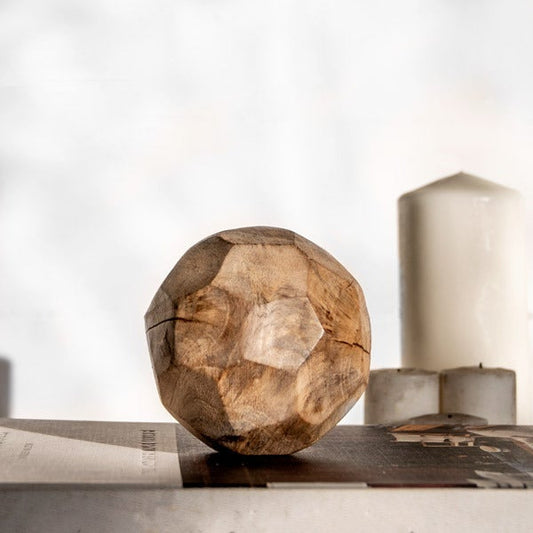 Carved Wood Ball