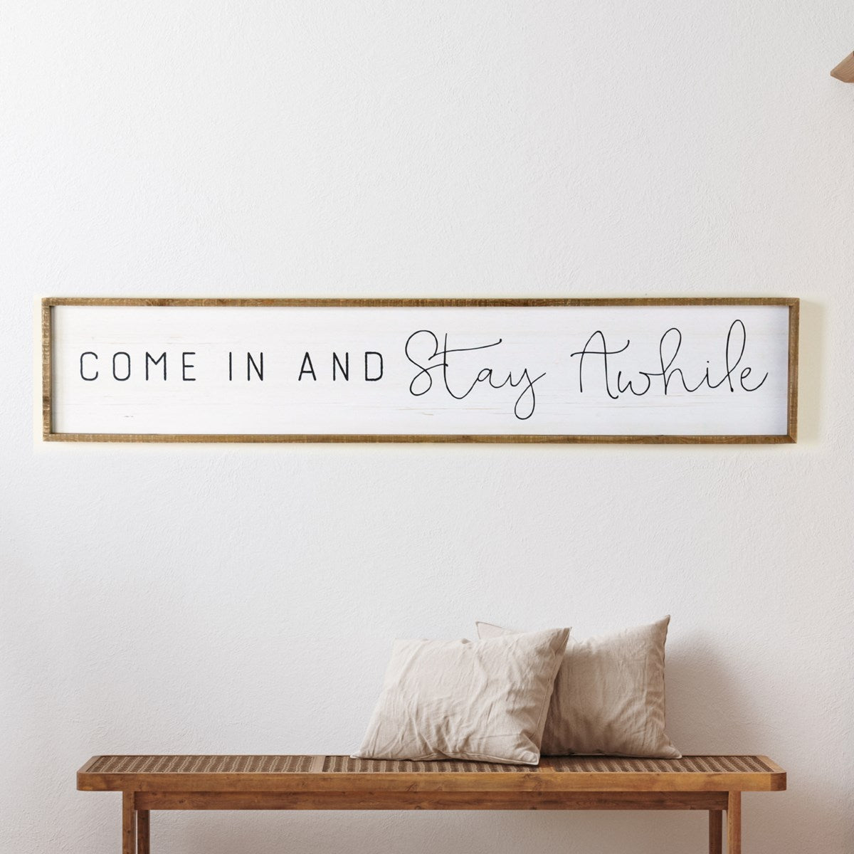 Come In Wood Sign, The Feathered Farmhouse