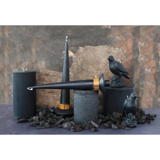 Witch Hat Taper Candles, Feathered Farmhouse